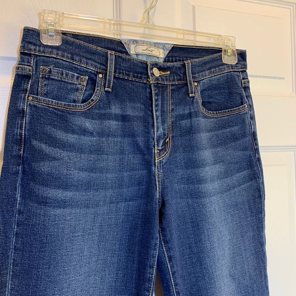 Levi’s Red Tab High Rise Denim Cuffed Capri 10 - Picture 5 of 6